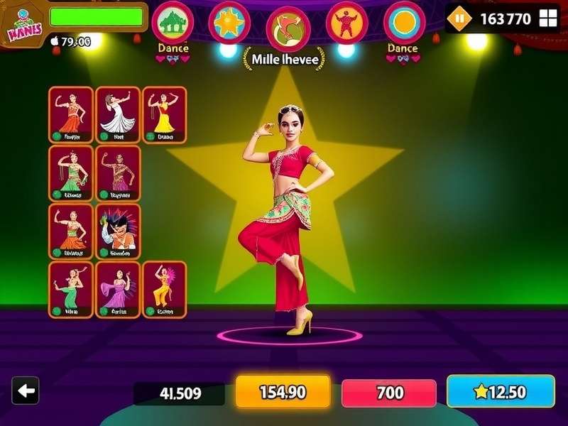 Desi Dance Dreams multiplayer competition screen